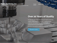 Tablet Screenshot of multi-machining.com